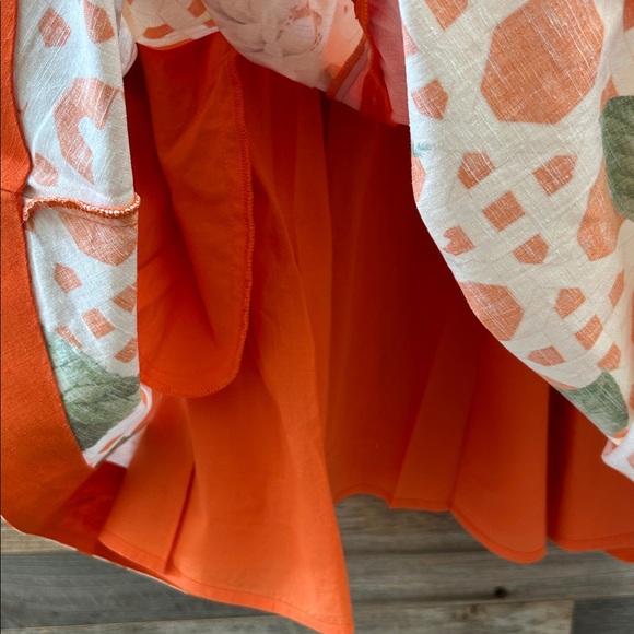 Mestiza NY Carmen Flare Sleeve Bow Mini Dress Linen Sun-kissed Ivory Size 2 NWT - Picture 8 of 15